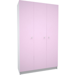 Шкаф МДК Феникс 3-х створчатый Светло розовый (СК3Ф-СР)