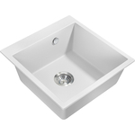 Кухонная мойка Milacio Murcia 51 Cuarzo белая (MC.77022)