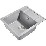 Кухонная мойка Milacio Navarra 60 Cuarzo серый металлик (MC.77073)