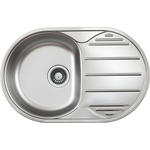 Кухонная мойка TopZero EL 780.500 нержавеющая сталь, микродекор