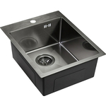 Кухонная мойка EMAR EMB-128A PVD Nano Dark