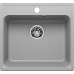 Кухонная мойка Polygran Quartz Bond 530 дым