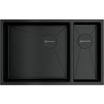 Кухонная мойка Omoikiri Taki 69-2-U/IF-GB-L Side графит (4997050)