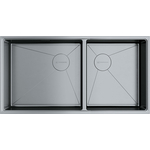 Кухонная мойка Omoikiri Taki 85-2-LB-U/IF-IN Side нержавеющая сталь (4997037)