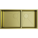 Кухонная мойка Omoikiri Taki 85-2-LB-U/IF-LG Side светлое золото (4997038)