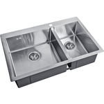 Кухонная мойка ZorG Steel Hammer SH 78-2-51-L нержавеющая сталь