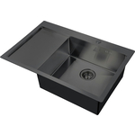 Кухонная мойка ZorG Steel Hammer SH 7851-R графит