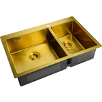 Кухонная мойка ZorG Light ZL R 780-2-510-L бронза