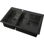 Кухонная мойка ZorG Light ZL R 780-2-510-R графит