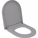 Сиденье для унитаза Ambassador Nord с микролифтом, матовое серое (132T20301)