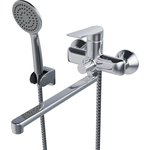 Смеситель для ванны Mixline ML29-02 универсальный, хром (4610211001015)