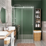 Душевой уголок Wasserkraft Vils 56R 100х80 прозрачный, хром (56R17)