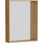 Зеркало Aqwella Basic 60х75 дуб золотой (BAS0207DZ)