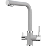 Смеситель для кухни Point PN3103AL с подключением фильтра, серый
