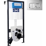 Инсталляция для унитаза Bettoserb Sava Fix Slim с клавишей смыва Smart хром глянец (312922)