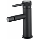 Смеситель для биде Allen Brau Priority с донным клапаном, черный матовый (5.31004-31)