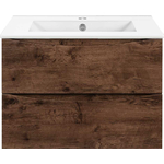 Тумба с раковиной Vincea Mia Slim 60х39 R.Wood (VMC-2MC600S1RW, VBS-13960S1)