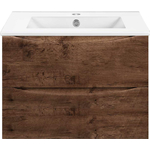 Тумба с раковиной Vincea Mia Slim 70х39 R.Wood (VMC-2MC700S1RW, VBS-13970S1)