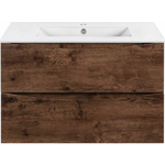 Тумба под раковину Vincea Mia Slim 80х39 R.Wood (VMC-2MC800S1RW)