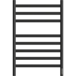 Полотенцесушитель электрический Point Селена П8 500x800 диммер справа, черный (PN16858B)