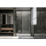 Душевая дверь Veconi Premium Trento PTD-30B 130х200 прозрачная, черная матовая (PTD30-B-130-01-C4)