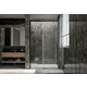 Душевая дверь Veconi Premium Trento PTD-30B 130х200 прозрачная, черная матовая (PTD30-B-130-01-C4)