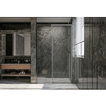 Душевая дверь Veconi Premium Trento PTD-30GR 140х200 прозрачная, брашированный графит (PTD30-GR-140-01-C4)