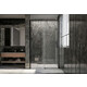 Душевая дверь Veconi Premium Trento PTD-40B 150х200 прозрачная, черная матовая (PTD40-B-150-01-C4)