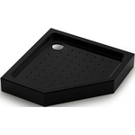 Душевой поддон Veconi Tezeo acrylic TZ-53B 80x80 черный (TZ53B-80-C5)