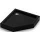 Душевой поддон Veconi Tezeo acrylic TZ-53B 80x80 черный (TZ53B-80-C5)