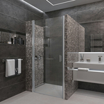 Душевая дверь Veconi Vianno VN-43 90x195 прозрачная, хром (VN43-90-01-C5)