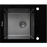 Кухонная мойка Seaman Eco Glass SMG-610B-Gun.B Gun Black