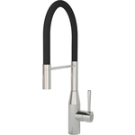 Смеситель для кухни Seaman Visconti с подключением фильтра, хром/черный (SSL-7671-WP)