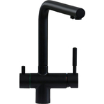 Смеситель для кухни Seaman Visconti с подключением фильтра, черный (SSL-7328-NM)