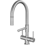 Смеситель для кухни Seaman Eco Venice с подключением фильтра, нержавеющая сталь (SSN-1069-SS)