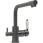 Смеситель для кухни Seaman Barcelone с подключением фильтра, черный (SSL-5385-NM)