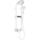 Душевая система AQUAme с термостатом, белая (AQM8004W)