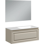 Мебель для ванной Sancos Very 100х45 правая, Beige Soft