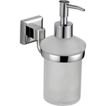 Дозатор для жидкого мыла Savol серия 95 хром/стекло матовое (S-009531)