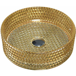 Раковина-чаша Vincea 40х40 золото (VBS-5GL05)