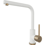 Смеситель для кухни TopZero Donald 07 BR белый/бронза