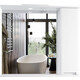 Зеркало-шкаф Sanstar Ориана 80х75 с подсветкой, белый (280.1-2.4.1.)