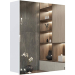 Зеркальный шкаф Sanstar 60х70 белый (116.1-2.4.1.)