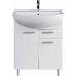 Тумба под раковину Sanstar Аура 70х30 белая (345.1-1.4.1.)