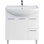 Тумба под раковину Sanstar Аура 80х30 белая (344.1-1.4.1.)