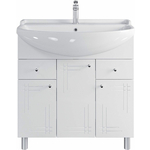 Тумба под раковину Sanstar Июнь 80х30 белая (4.1-1.4.1.)