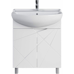 Тумба под раковину Sanstar Каскад 70х30 белая (349.1-1.4.1.)