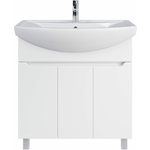 Тумба под раковину Sanstar Лайн 80х30 белая (133.1-1.5.1.)