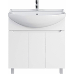 Тумба под раковину Sanstar Лайн 80х30 белая (348.1-1.5.1.)