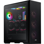 Корпус XPG MidiTower DEFENDER BLACK (ATX, черный, TG, 3x120mm fan) (DEFENDER-BKCWW)